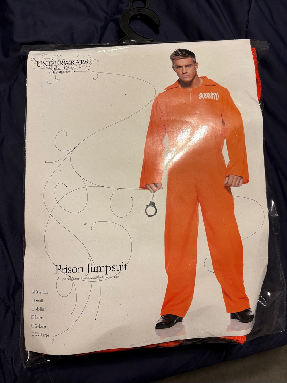 Adult Orange Prison Jumpsuit Costume